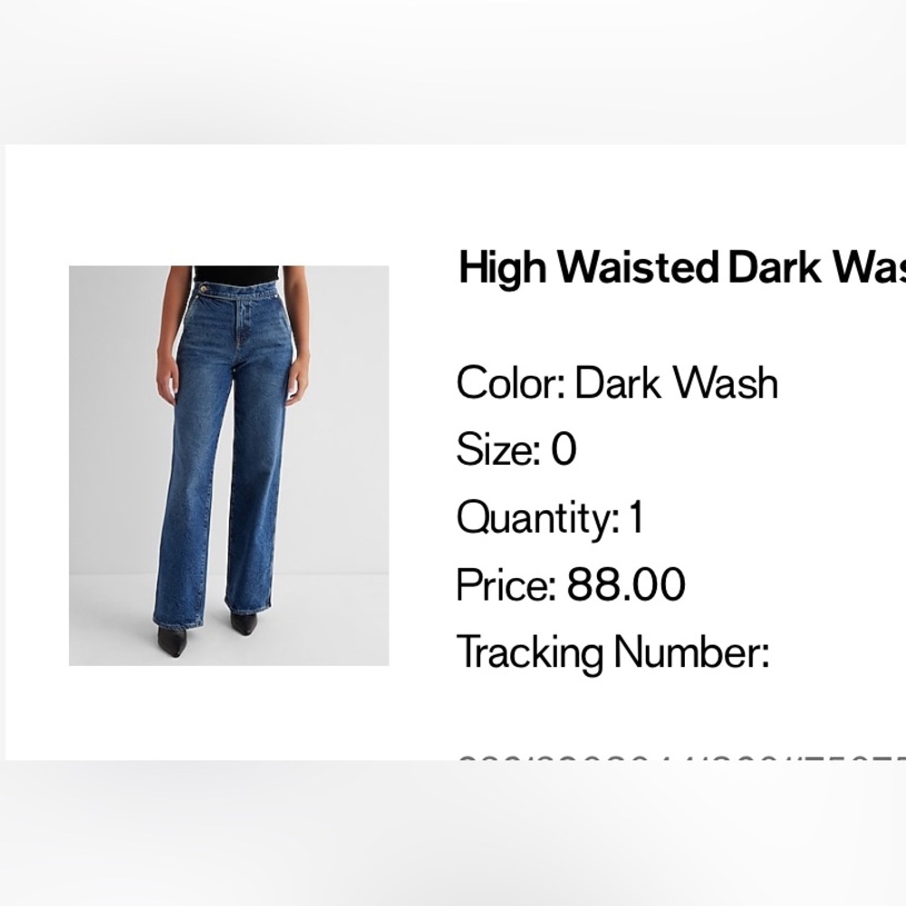 Express high waisted dark wash jeans. Washed but never worn!